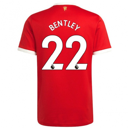 Hombre Fútbol Camiseta Fran Bentley #22 Rojo 1ª Equipación 2021/22 La Camisa Chile