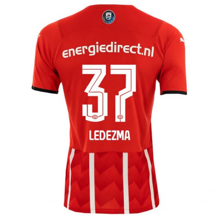 Hombre Fútbol Camiseta Richard Ledezma #37 Rojo 1ª Equipación 2021/22 La Camisa Chile
