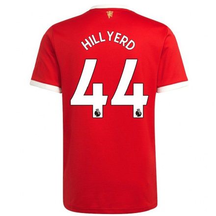Hombre Fútbol Camiseta Sophie Hillyerd #44 Rojo 1ª Equipación 2021/22 La Camisa Chile