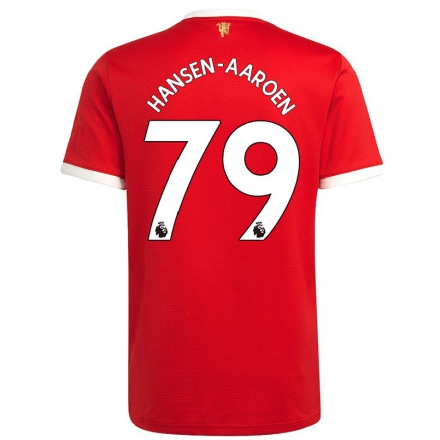 Hombre Fútbol Camiseta Isak Hansen-aaroen #79 Rojo 1ª Equipación 2021/22 La Camisa Chile
