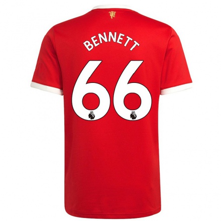 Hombre Fútbol Camiseta Rhys Bennett #66 Rojo 1ª Equipación 2021/22 La Camisa Chile