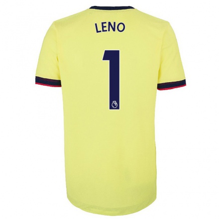 Hombre Fútbol Camiseta Bernd Leno #1 Rojo Blanco 1ª Equipación 2021/22 La Camisa Chile