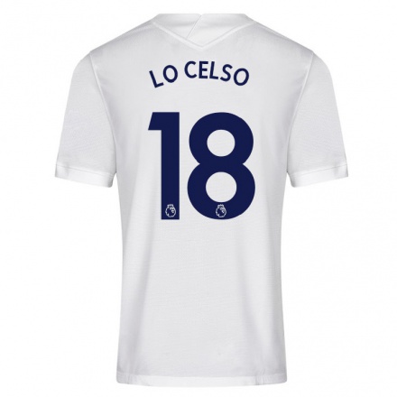Hombre Fútbol Camiseta Giovani Lo Celso #18 Blanco 1ª Equipación 2021/22 La Camisa Chile