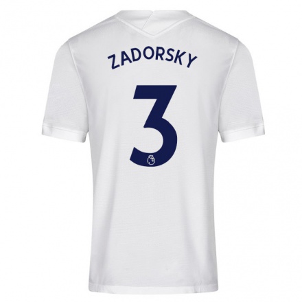 Hombre Fútbol Camiseta Shelina Zadorsky #3 Blanco 1ª Equipación 2021/22 La Camisa Chile