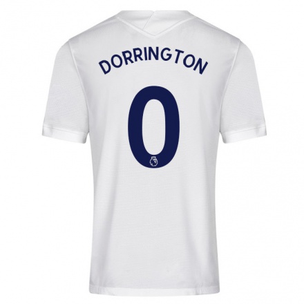 Hombre Fútbol Camiseta Alfie Dorrington #0 Blanco 1ª Equipación 2021/22 La Camisa Chile