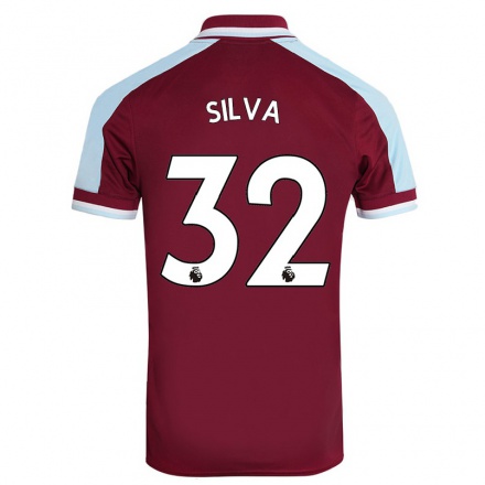 Hombre Fútbol Camiseta Xande Silva #32 Granate 1ª Equipación 2021/22 La Camisa Chile
