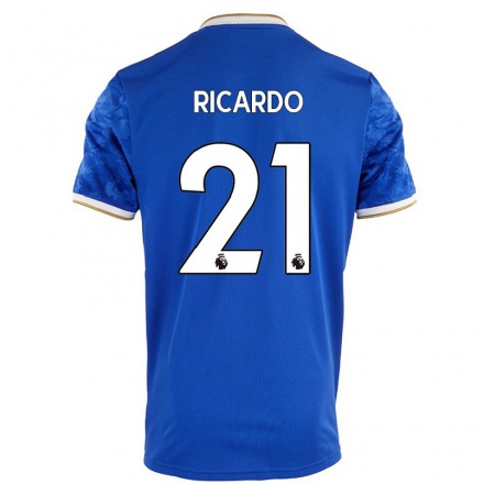 Hombre Fútbol Camiseta Ricardo Pereira #21 Azul Real 1ª Equipación 2021/22 La Camisa Chile