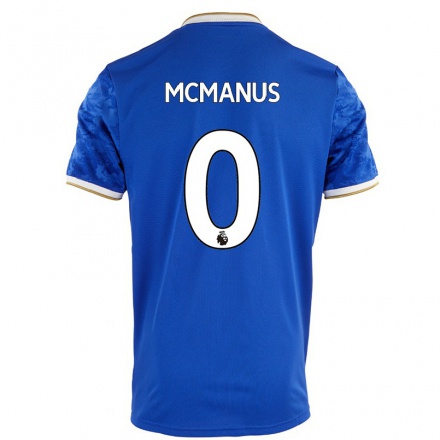 Hombre Fútbol Camiseta Abbie Mcmanus #0 Azul Real 1ª Equipación 2021/22 La Camisa Chile