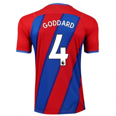 Hombre Fútbol Camiseta Amy Goddard #4 Azul Real 1ª Equipación 2021/22 La Camisa Chile