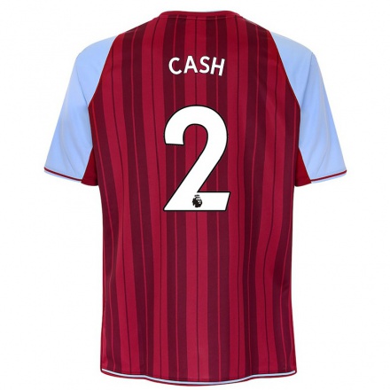 Hombre Fútbol Camiseta Matty Cash #2 Granate 1ª Equipación 2021/22 La Camisa Chile