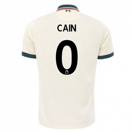 Hombre Fútbol Camiseta Jake Cain #0 Beige 2ª Equipación 2021/22 La Camisa Chile