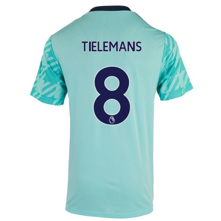 Hombre Fútbol Camiseta Youri Tielemans #8 Verde Claro 2ª Equipación 2021/22 La Camisa Chile