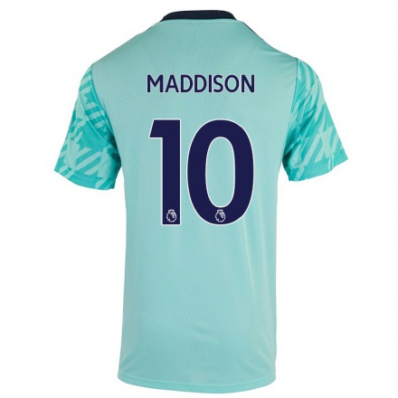 Hombre Fútbol Camiseta James Maddison #10 Verde Claro 2ª Equipación 2021/22 La Camisa Chile