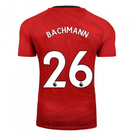 Hombre Fútbol Camiseta Daniel Bachmann #26 Rojo 2ª Equipación 2021/22 La Camisa Chile