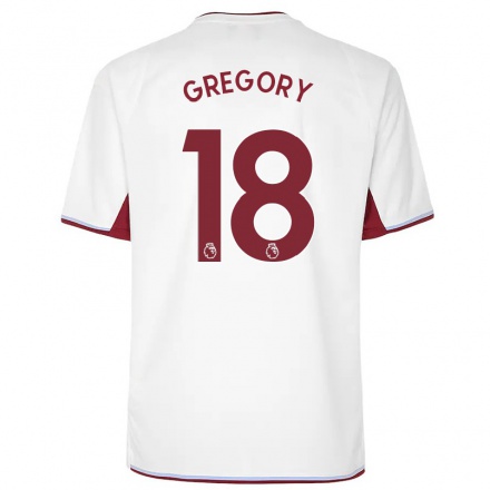 Hombre Fútbol Camiseta Freya Gregory #18 Crema 2ª Equipación 2021/22 La Camisa Chile