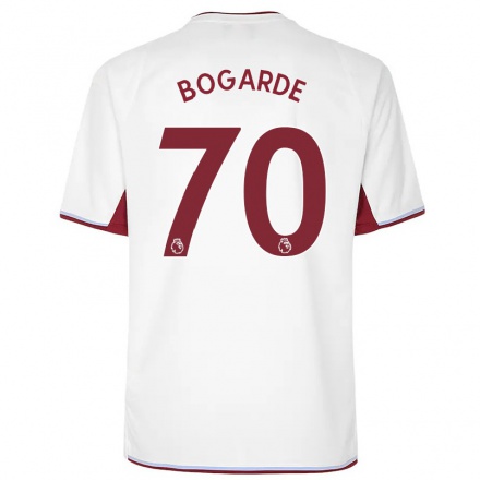 Hombre Fútbol Camiseta Lamare Bogarde #70 Crema 2ª Equipación 2021/22 La Camisa Chile