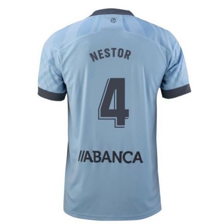 Hombre Fútbol Camiseta Nestor Araujo #4 Morado Claro 1ª Equipación 2021/22 La Camisa Chile