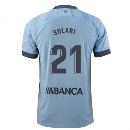 Hombre Fútbol Camiseta Augusto Solari #21 Morado Claro 1ª Equipación 2021/22 La Camisa Chile