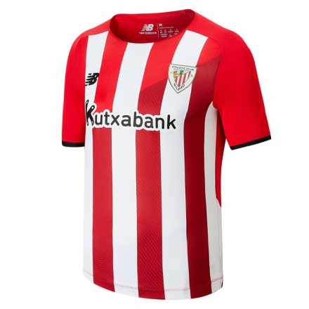Hombre Fútbol Camiseta Antxon Jaso #2 Rojo Blanco 1ª Equipación 2021/22 La Camisa Chile
