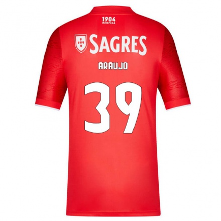 Hombre Fútbol Camiseta Henrique Araujo #39 Rojo 1ª Equipación 2021/22 La Camisa Chile