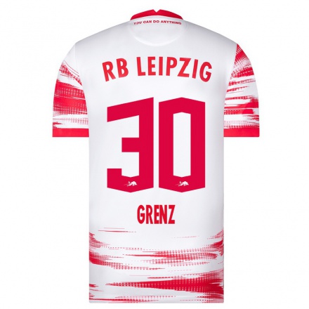 Hombre Fútbol Camiseta Natalie Grenz #30 Rojo Blanco 1ª Equipación 2021/22 La Camisa Chile