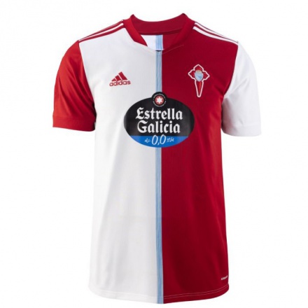 Hombre Fútbol Camiseta Hugo Mallo #2 Rojo Blanco 2ª Equipación 2021/22 La Camisa Chile