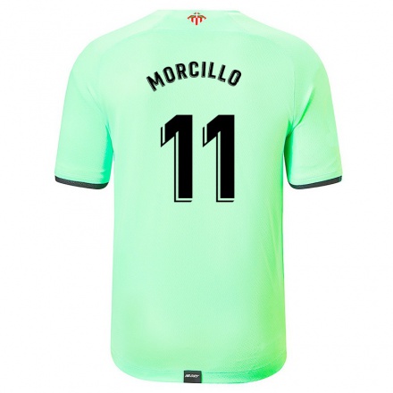 Hombre Fútbol Camiseta Jon Morcillo #11 Verde Claro 2ª Equipación 2021/22 La Camisa Chile