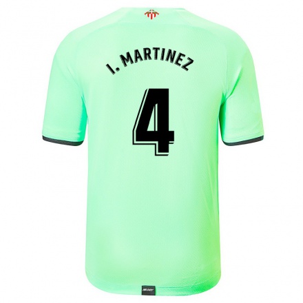 Hombre Fútbol Camiseta Inigo Martinez #4 Verde Claro 2ª Equipación 2021/22 La Camisa Chile