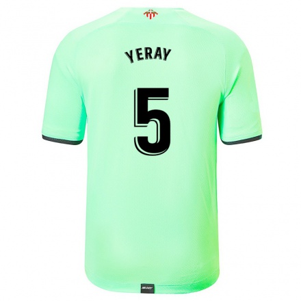 Hombre Fútbol Camiseta Yeray Alvarez #5 Verde Claro 2ª Equipación 2021/22 La Camisa Chile