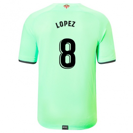 Hombre Fútbol Camiseta Unai Lopez #8 Verde Claro 2ª Equipación 2021/22 La Camisa Chile