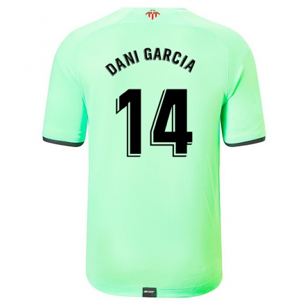 Hombre Fútbol Camiseta Dani Garcia #14 Verde Claro 2ª Equipación 2021/22 La Camisa Chile