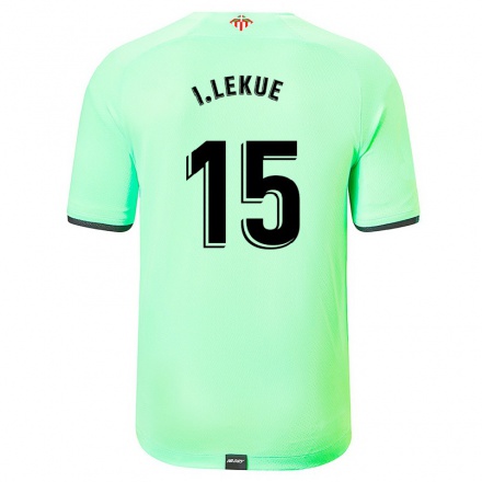 Hombre Fútbol Camiseta Inigo Lekue #15 Verde Claro 2ª Equipación 2021/22 La Camisa Chile