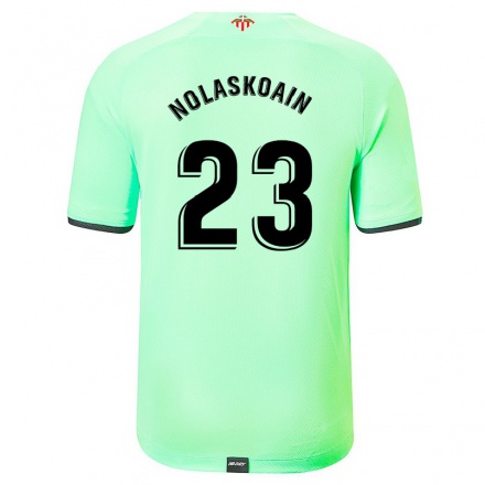 Hombre Fútbol Camiseta Peru Nolaskoain #23 Verde Claro 2ª Equipación 2021/22 La Camisa Chile
