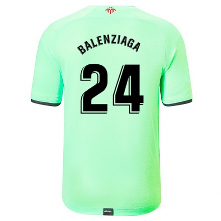 Hombre Fútbol Camiseta Mikel Balenziaga #24 Verde Claro 2ª Equipación 2021/22 La Camisa Chile