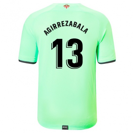 Hombre Fútbol Camiseta Julen Agirrezabala #13 Verde Claro 2ª Equipación 2021/22 La Camisa Chile