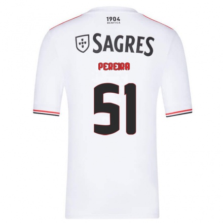 Hombre Fútbol Camiseta Evy Pereira #51 Blanco 2ª Equipación 2021/22 La Camisa Chile