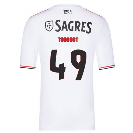 Hombre Fútbol Camiseta Adel Taarabt #49 Blanco 2ª Equipación 2021/22 La Camisa Chile