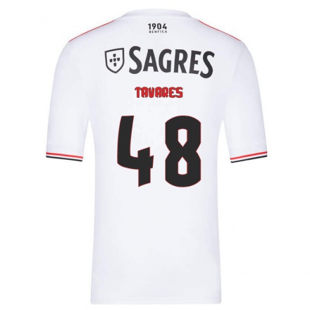 Hombre Fútbol Camiseta Jair Tavares #48 Blanco 2ª Equipación 2021/22 La Camisa Chile