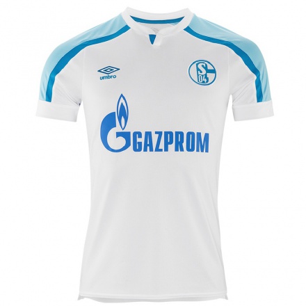 Hombre Fútbol Camiseta Martin Fraisl #30 Blanco Azul 2ª Equipación 2021/22 La Camisa Chile