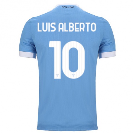 Hombre Fútbol Camiseta Luis Alberto #10 Azul 1ª Equipación 2021/22 La Camisa Chile