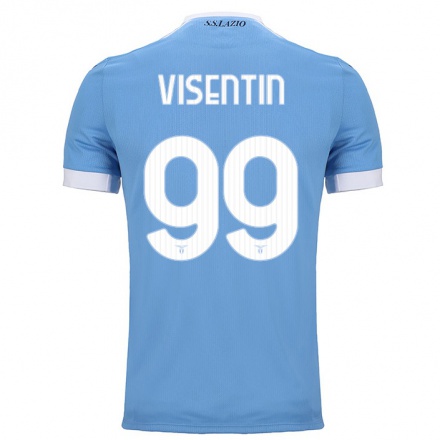 Hombre Fútbol Camiseta Noemi Visentin #99 Azul 1ª Equipación 2021/22 La Camisa Chile