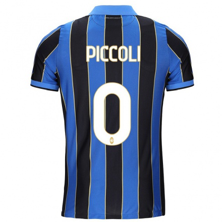 Hombre Fútbol Camiseta Roberto Piccoli #0 Azul Negro 1ª Equipación 2021/22 La Camisa Chile