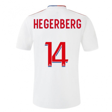 Hombre Fútbol Camiseta Ada Hegerberg #14 Blanco 1ª Equipación 2021/22 La Camisa Chile