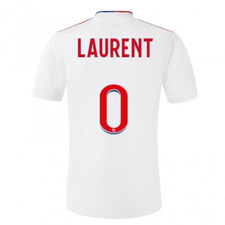 Hombre Fútbol Camiseta Emelyne Laurent #0 Blanco 1ª Equipación 2021/22 La Camisa Chile