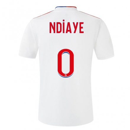 Hombre Fútbol Camiseta Abdoulaye Ndiaye #0 Blanco 1ª Equipación 2021/22 La Camisa Chile