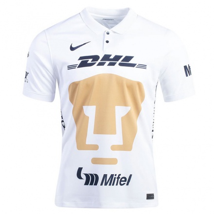 Hombre Fútbol Camiseta Octavio Paz #12 Blanco 1ª Equipación 2021/22 La Camisa Chile