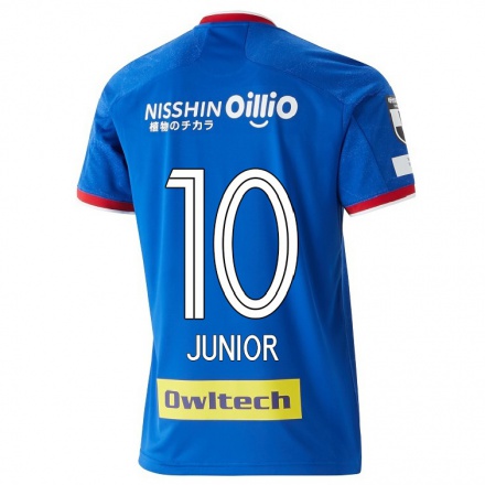 Hombre Fútbol Camiseta Marcos Junior #10 Azul 1ª Equipación 2021/22 La Camisa Chile