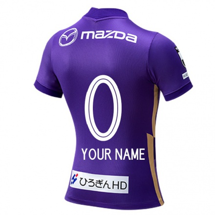 Hombre Fútbol Camiseta Tu Nombre #0 Violeta 1ª Equipación 2021/22 La Camisa Chile