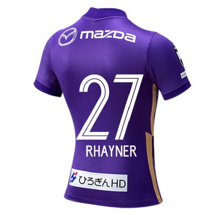 Hombre Fútbol Camiseta Rhayner #27 Violeta 1ª Equipación 2021/22 La Camisa Chile