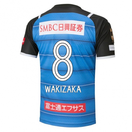 Hombre Fútbol Camiseta Yasuto Wakizaka #8 Azul 1ª Equipación 2021/22 La Camisa Chile